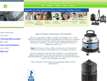 Tablet Screenshot of micronfiltrationtech.com